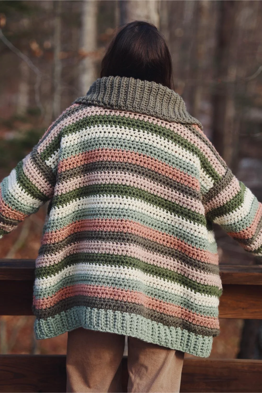Colorstripe Cardi FREE Crochet Pattern — Two of Wands